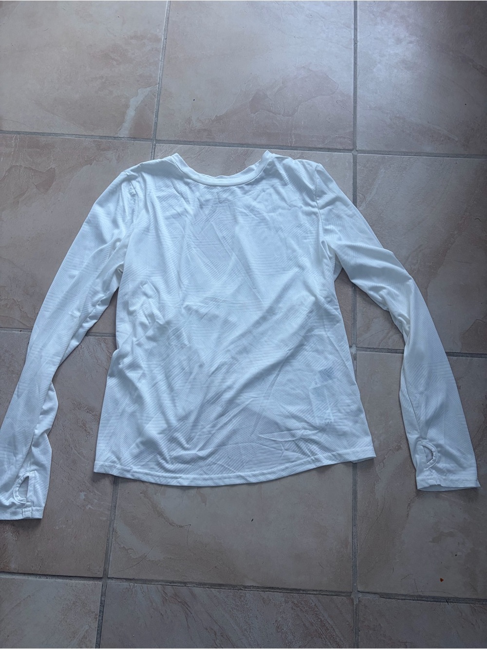 SHEIN White Long Sleeve Women's Active Tee